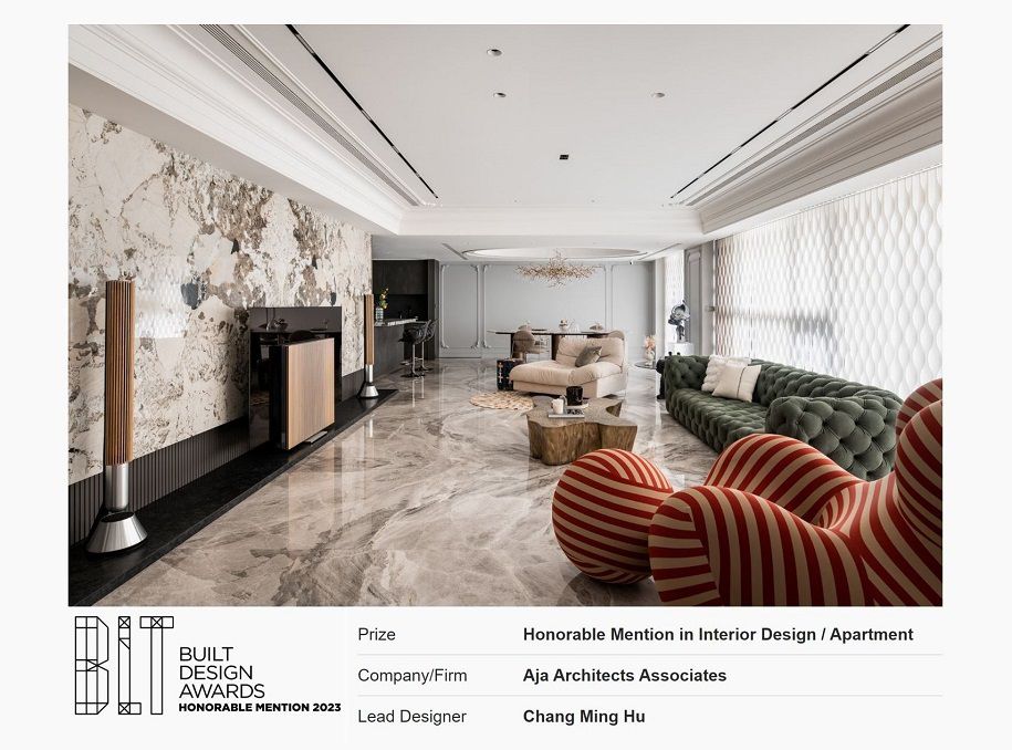 [ Built Design Awards ]  Honorable Mention in Interior Design  2023